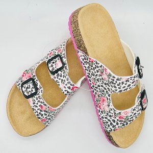 Girls Leopard Sandals